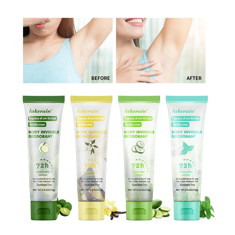 Mint Fragrance Deodorant Cream Long Lasting Oder Control Deodorant Cream Armpit Refreshing Antiperspirant Full Body Deodorizatio Oasis Select