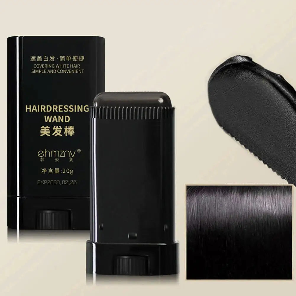 2-in-1 Instant Comb Hair Dye, Touch up Comb, Waterproof Sweat proof Hair Dye Comb for Gray Hair Coverage Beard Hair Color Stick Oasis Select black