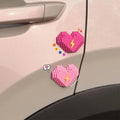 1/2Pcs Love Shaped Anti-Collision Car Side Door Protection Sticker Self Adhesive Car Door Slam Stopper Body Decoration Oasis Select A3