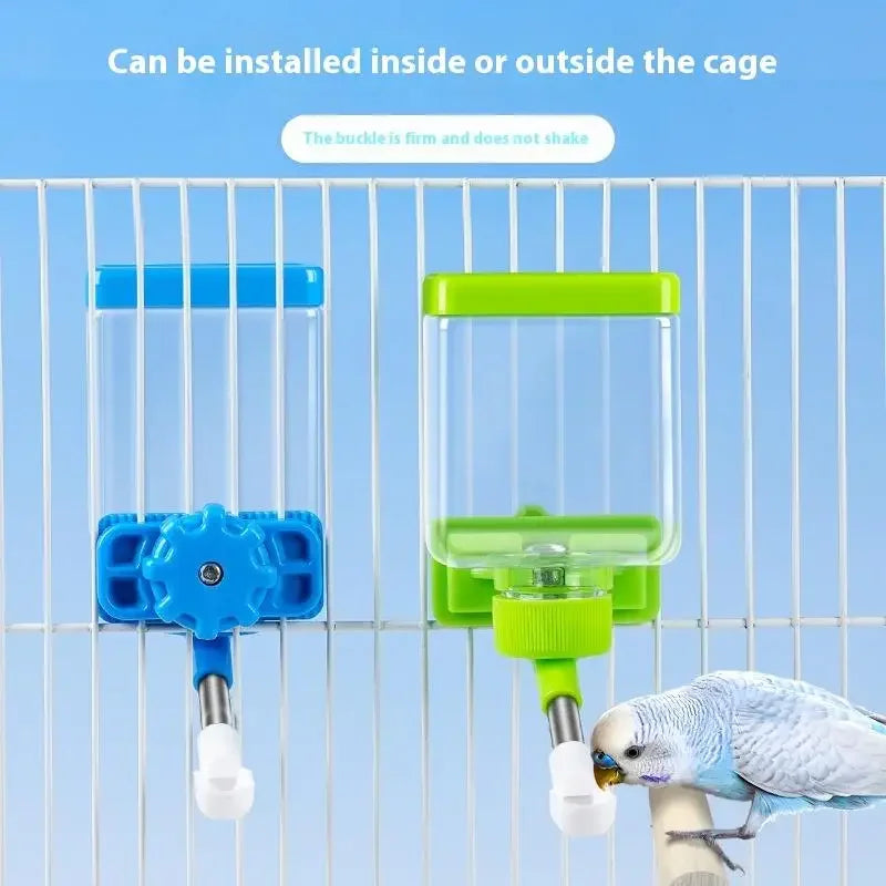 Bird Automatic Water Dispenser Cage Hanging Water Dispenser Easy To Clean Install Pets Water Dispensers Bird Cage Accessories Oasis Select