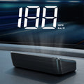 Car Speedometer HUD GPS Head Up Display Digital Speed Meter Windshield Projector For Vehicles Truck Auto Electronics Accessories Oasis Select KMH White