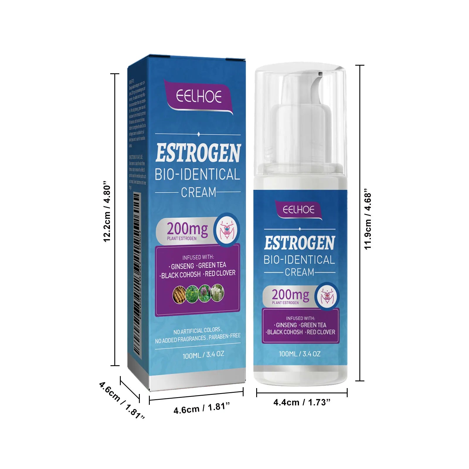Estrogen Relief Cream for Women Menopause Balancing Hormone Levels Reducing Fatigue Relieve Massage for Health Body Care Oasis Select