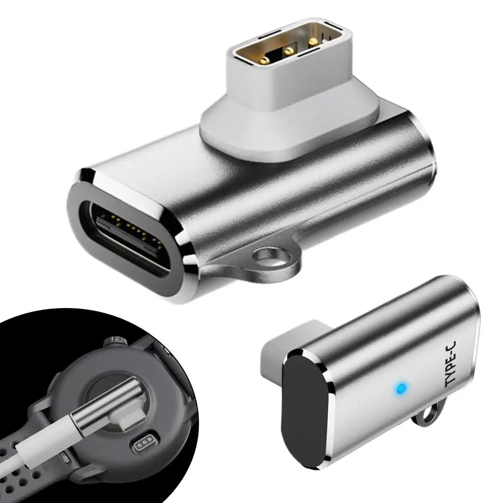 Smartwatch Charger Converter with Indicator Light High Speed Magnetic Charging Adapter Safe for Coros Pace Pro Oasis Select