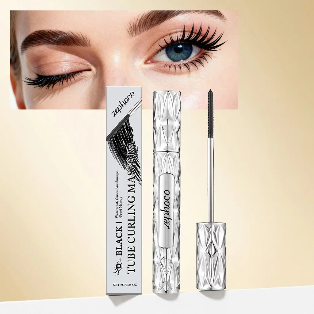 Brown Volumizing Curling Mascara – Smudge-Proof & Clump-Free