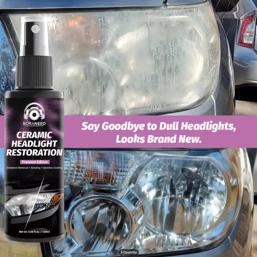 Car Headlight Restoration Spray | Oxidation & Yellowing Removal Headlight Restoration Spray Oasis Select