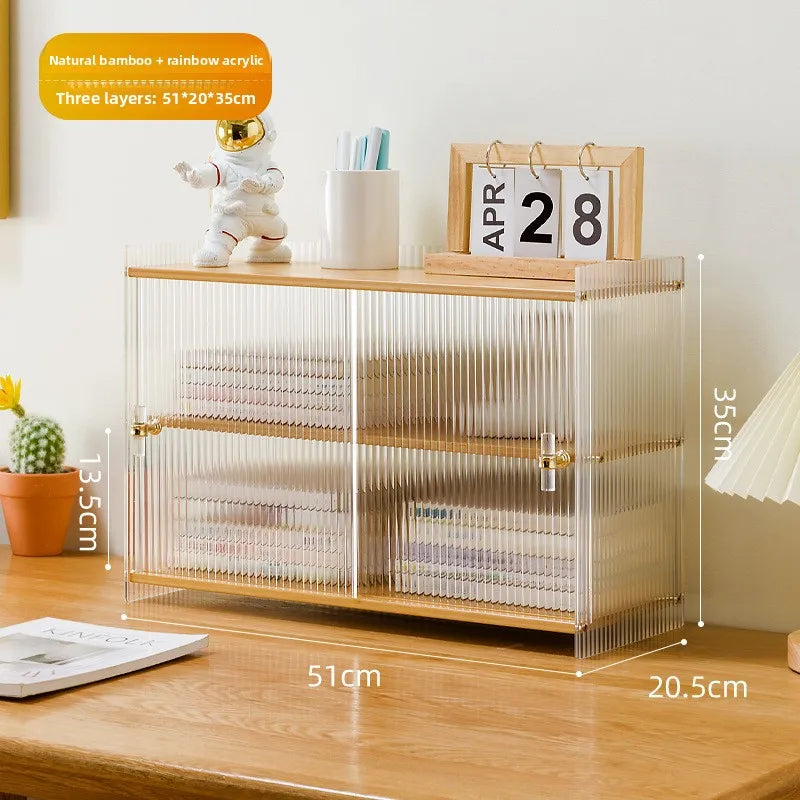 Simple desk bookshelf Student dormitory desktop shelf Desk multi-layer storage rack Desk corner small bookcase Oasis Select Primary Z 3-51