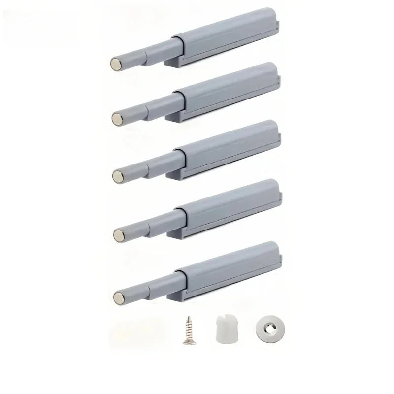 5/10PCS Damper Buffers Kitchen Cabinet Catches Door Stop Drawer Soft Quiet Close with Invisible Handle Home Furniture Hardware Oasis Select 5PCS