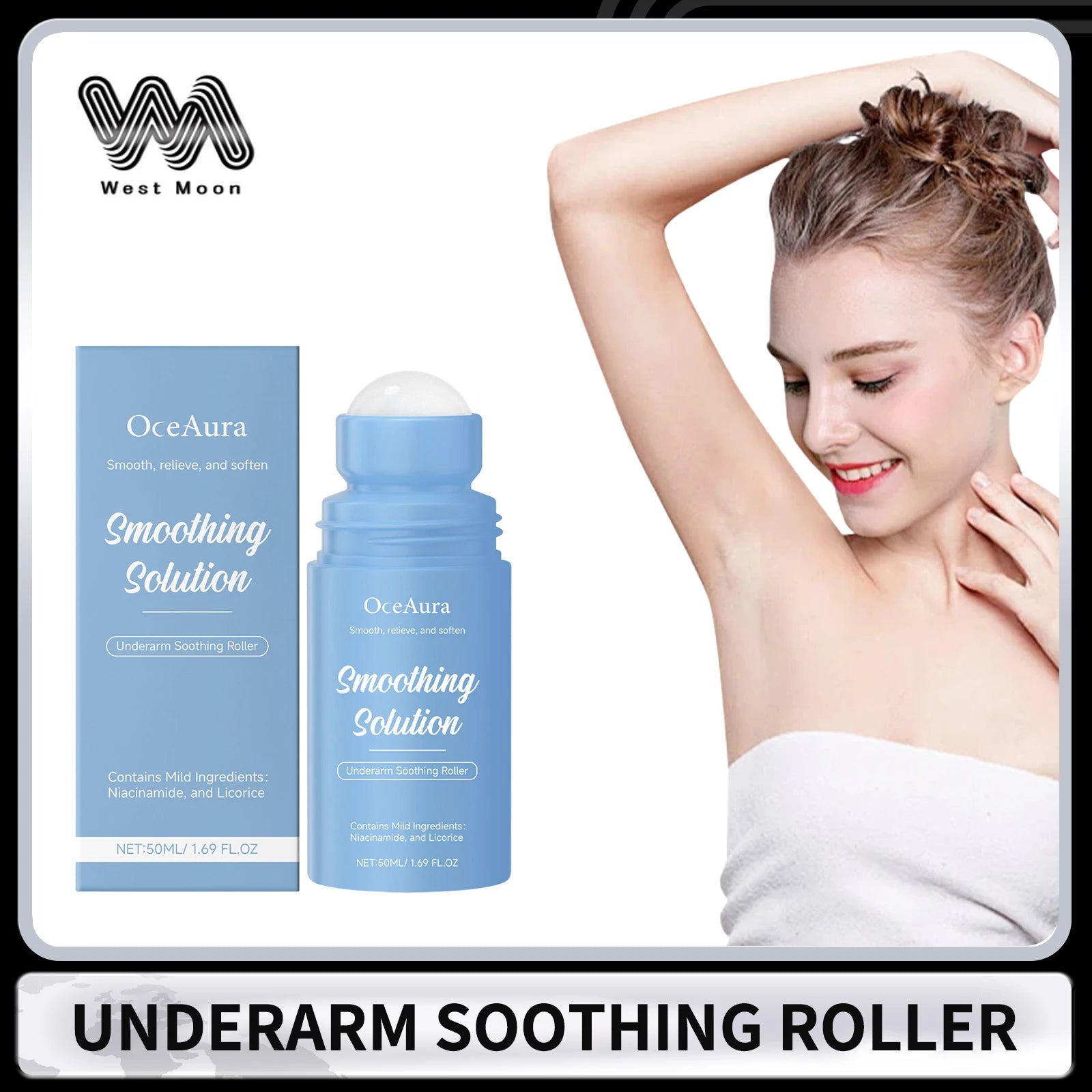 OceAura Underarm After-Shave Soothing Roller 50ml