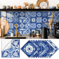 Home Decor Wall Stickers Kitchen Bathroom Refurbished Self-adhesive Paper Wall Stickers Wall Decoration Oasis Select TS350 10x10cm-10 pieces