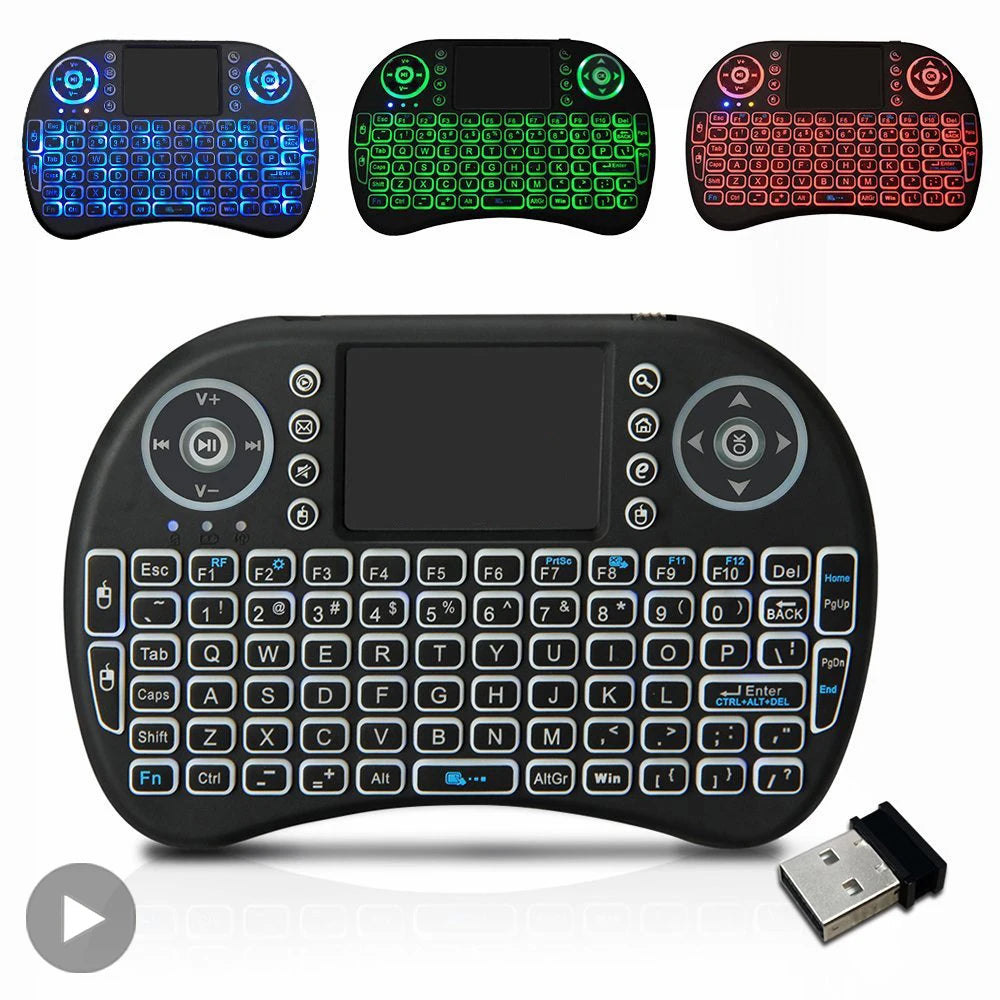 AyeBeau RGB Mini Wireless Keyboard & Touchpad | Multi-Language