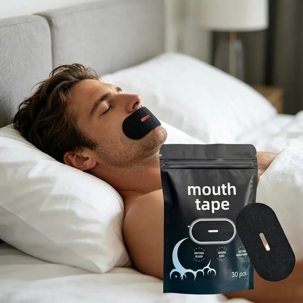 30-Pack Anti-Snoring Mouth Tape Sleep Strips – Breathable Sleep Mouth Strips Oasis Select