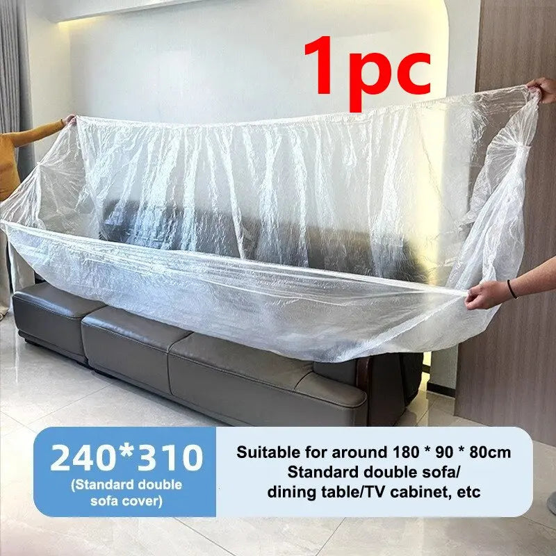 Heavy Duty Waterproof Disposable Dust Cover for Beds & Furniture Furniture Dust Cover Oasis Select 1pc 240cmx 310cm