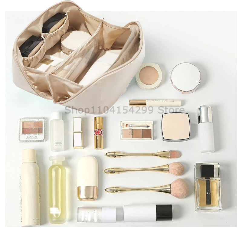 Makeup Organizer Female Toiletry Kit Bag Make Up Case Storage Pouch Luxury Lady Box, Cosmetic Bag, Organizer Bag for Travel Zip Oasis Select