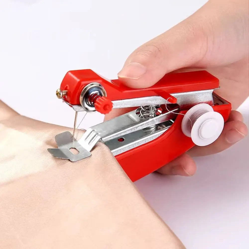 Mini Household Handheld Sewing Machine Pocket Outdoor Portable Sewing Machine Travel Small Sewing Machine for Outdoor Activities Oasis Select