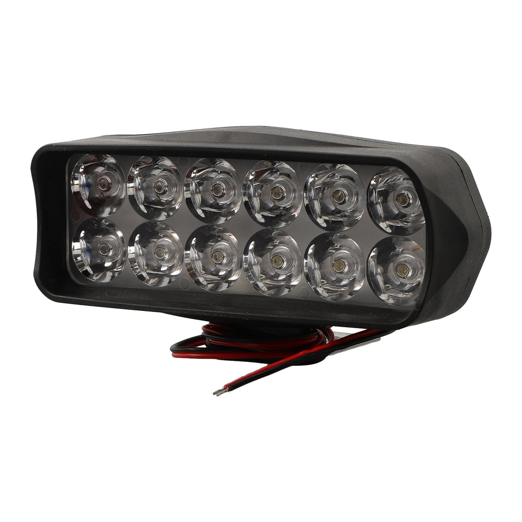 1pc LED Light 24W High-powered Wicks For Ebike Electric Motorcycle Scooter Lights Super Bright 12-80V LED Headlight Accessories Oasis Select