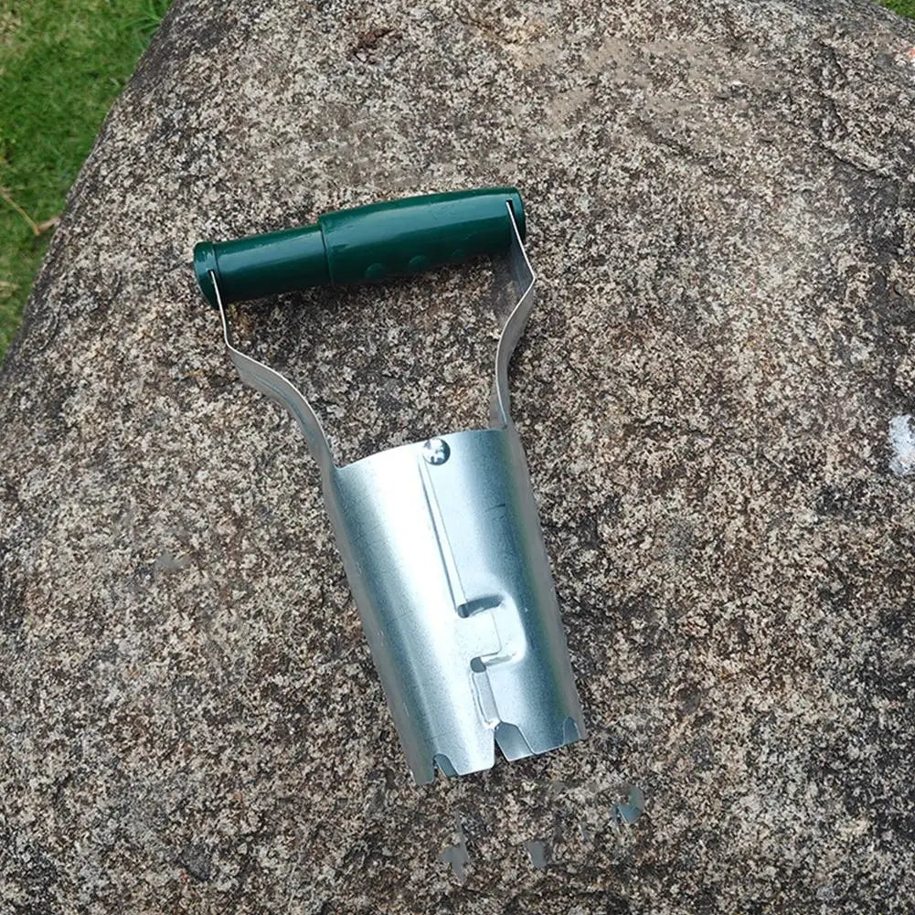 Handheld Seedling Transplanter Tube Hole Punch Digger Garden Tool