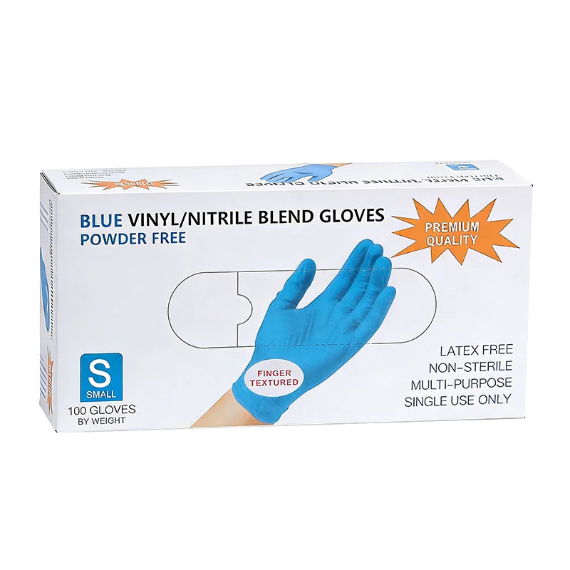 100PCS Disposable Nitrile Gloves Food Contact Thick Durable Suitable Strong Elasticity Gloves For Kitchen Garden Tattoo Beauty Oasis Select