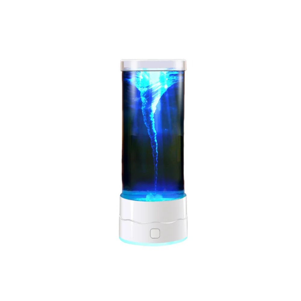 7-Color LED Tornado Mood Lamp | USB Motion Night Light