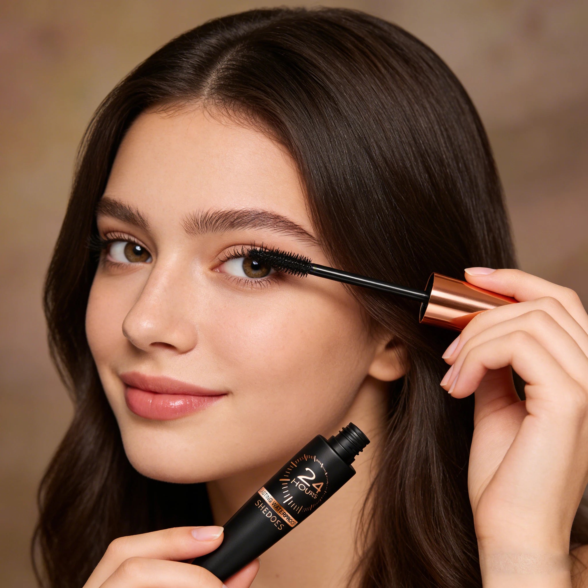 Waterproof Slim Black Mascara – Smudge-Proof Natural Lashes Waterproof Mascara Oasis Select