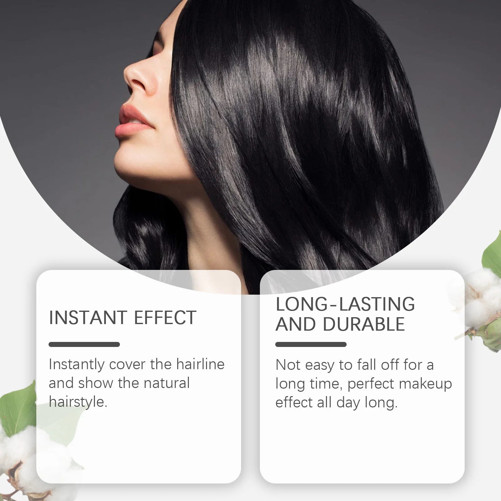 Hairline Concealer Waterproof and Sweat-Proof Cover up Hairline Moisturizing Roots Anti Hair Loss Natural Lasting Hair Concealer Oasis Select
