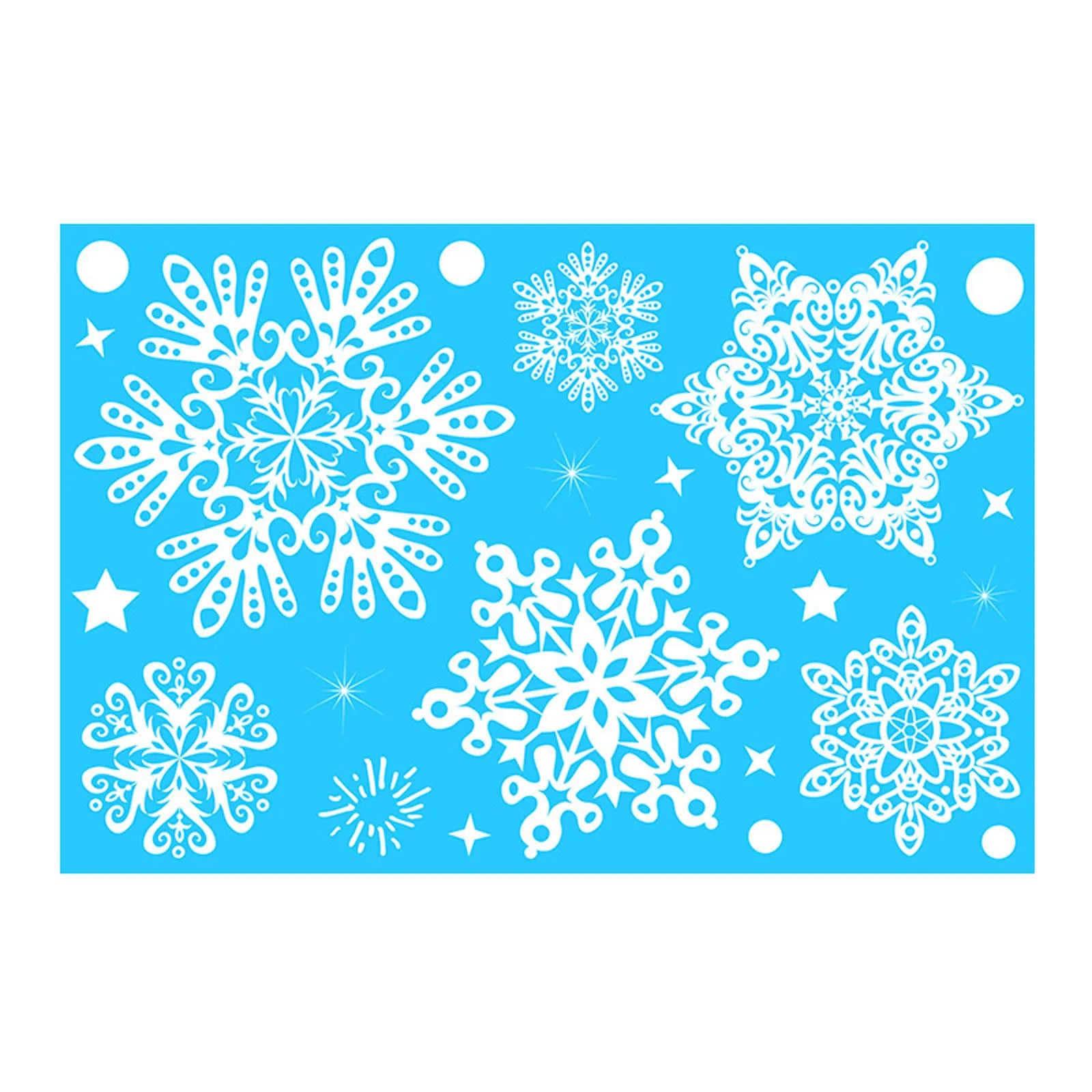 Christmas Electrostatic Window Stickers – Santa & Reindeer Holiday Window Clings Oasis Select F 20 30CM