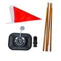 PVC Inflatable Boat Safety Flag Mount Kit Kayak Marine Canoe Boat Signal Flag Kits Oasis Select 1 Set