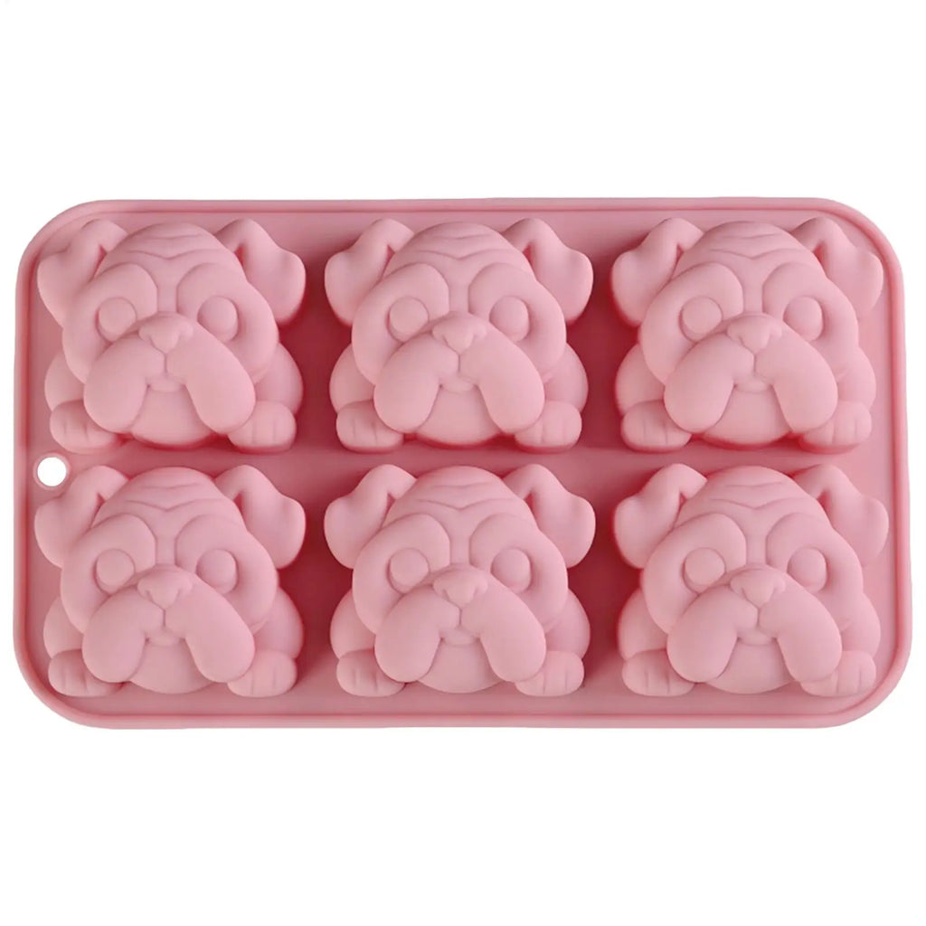 Dog Shaped Silicone Mold – Ice Cubes, Chocolate & Candy Tray