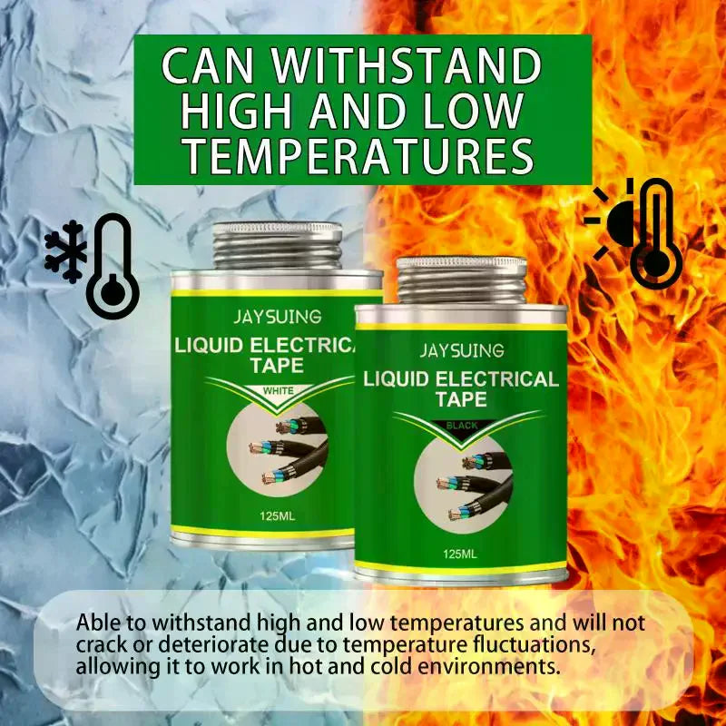 Liquid Insulation Paste 100/260ml Liquid Electrical Tape Insulating Tape Repair Rubber Electrical Wire Cable Coat Fix Line Glue Oasis Select