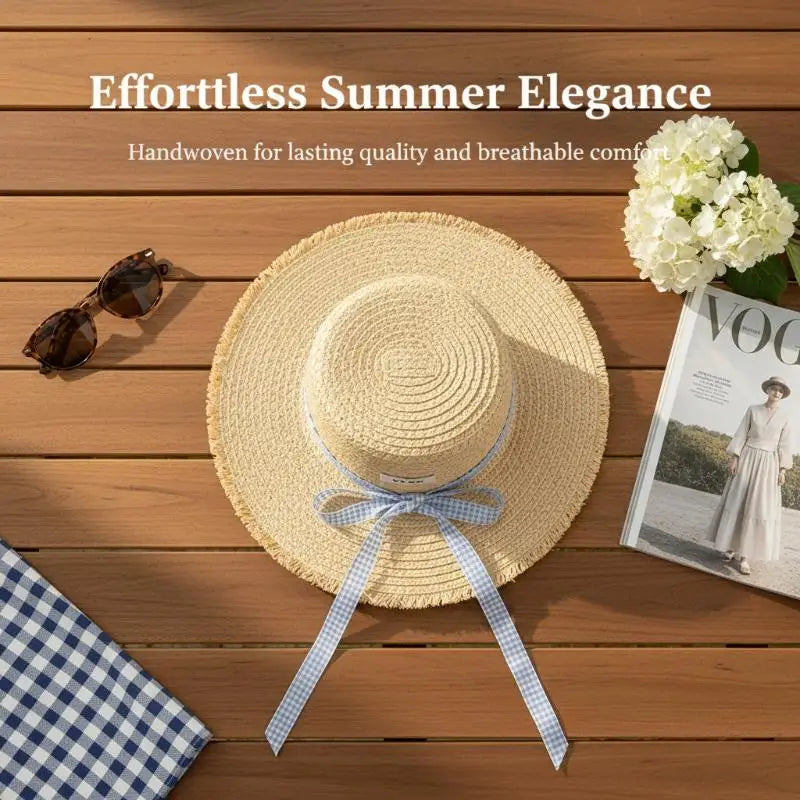 Women Straw Sunscreen Cap 모자 썬캡 비치모자 очки солнцезащитные женск Gorros Foldable UV Protection Outdoor Large Brim Sunscreen Oasis Select