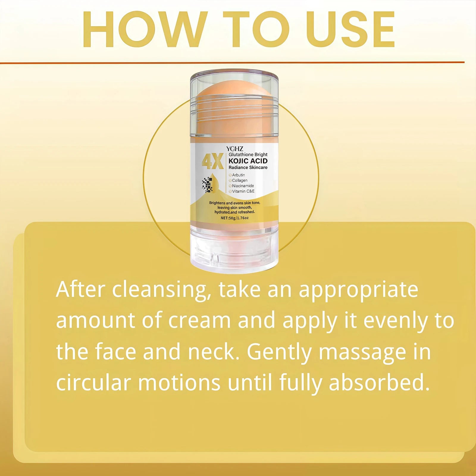 Kojic Acid Cream Stick – Brightening & Even Skin Tone | 50g