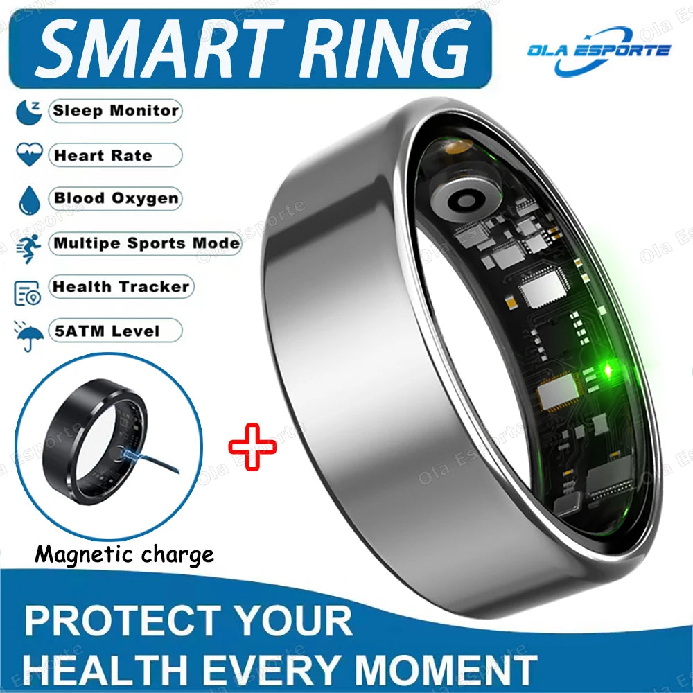Smart Ring – Heart Rate & Blood Oxygen Tracker | Android & iOS