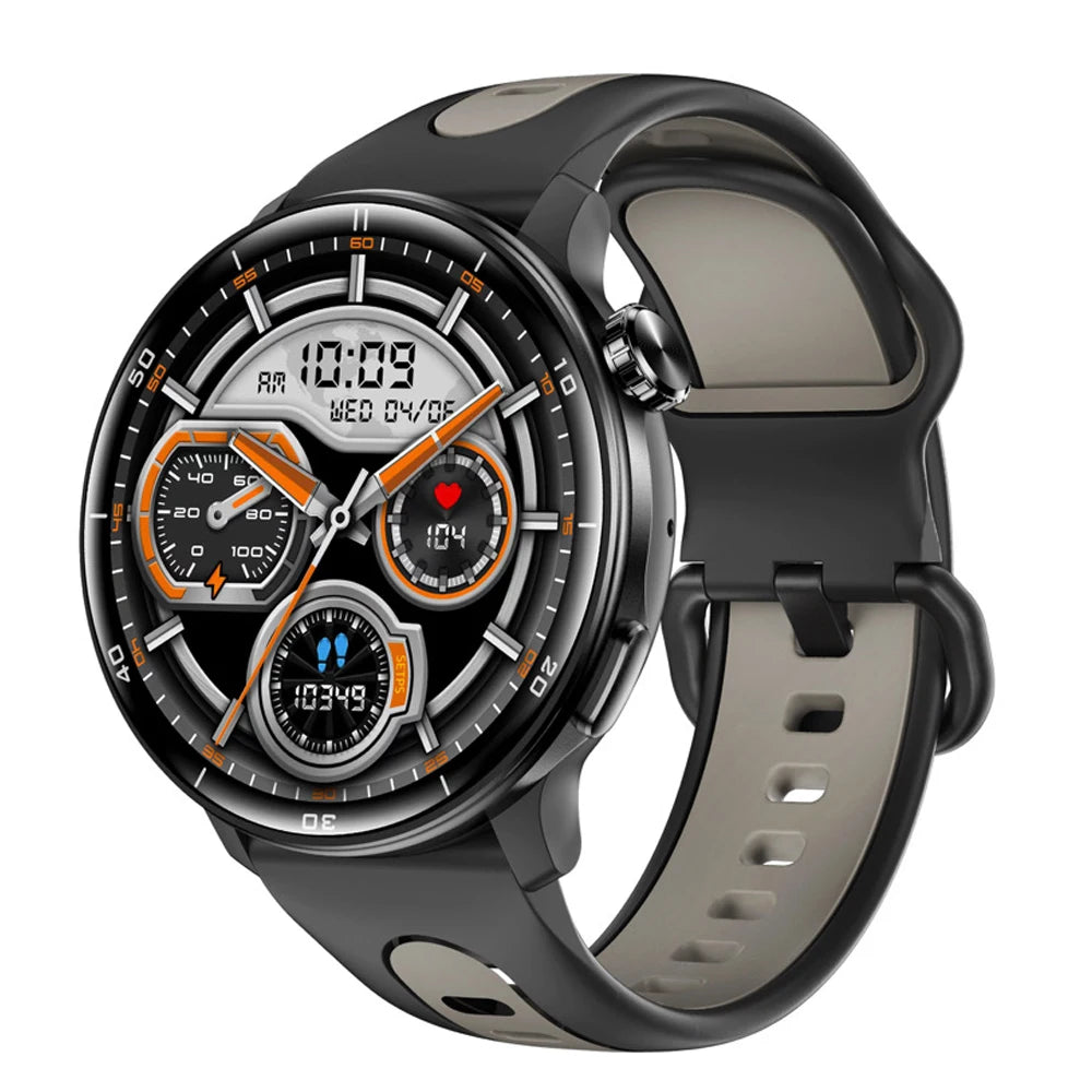 GPS Smart Watch Men Compass Women Amoled Display BT Call Outdoor Smartwatch Waterproof Sports Health Detection Altitude Pressure Oasis Select BKBKS