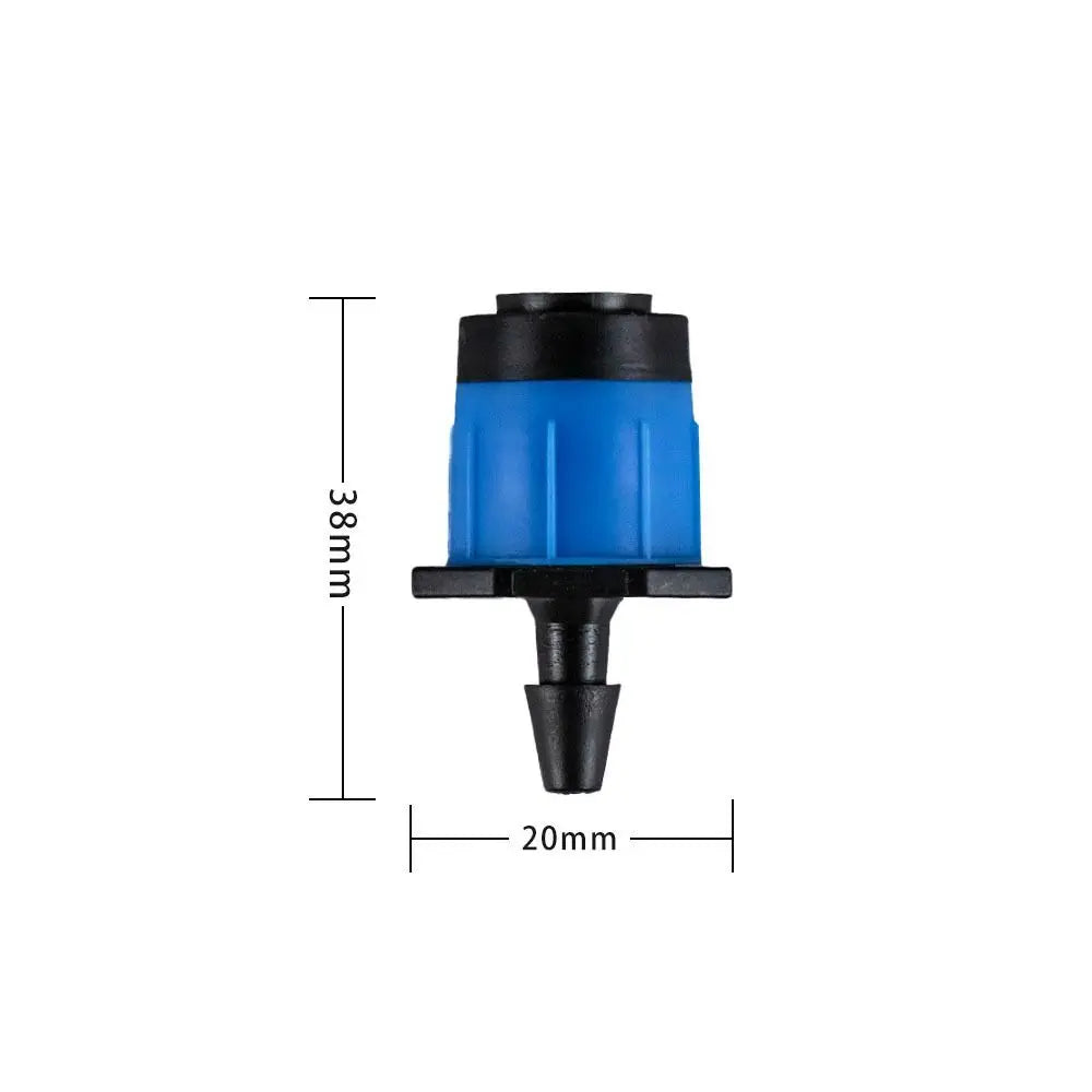 50PCS New 360 Degre Water Dropper Head Adjustable Watering Sprinklers Irrigation Plastic Sprinkler Flow Head Oasis Select