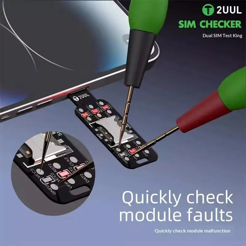 2UUL SIM Checker Quickly Check Module Faults Fast Signal Detection For Phone Repair Tools SIM Checker Oasis Select Default Title