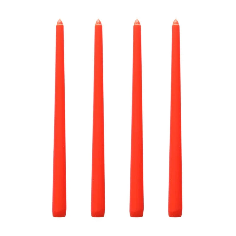 30CM Long Pole Candle Romantic Wedding Candlelight Dinner Non-smoking Morandi Banquet Gradient Pole Wax Decoration Oasis Select E