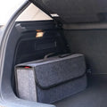 Car Trunk Organizer Foldable Portable Felt Storage Box Universal Vehicle Cargo Stowing Tidying Bag Auto Interior Accessories Oasis Select GRAY