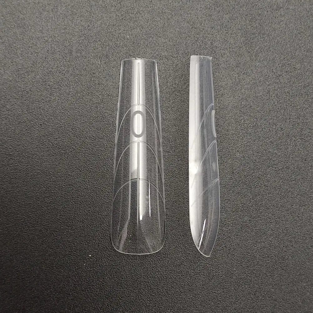240Pcs Reusable Dual Nail Forms – Almond & Coffin Extension Molds Nail Extension Forms Oasis Select