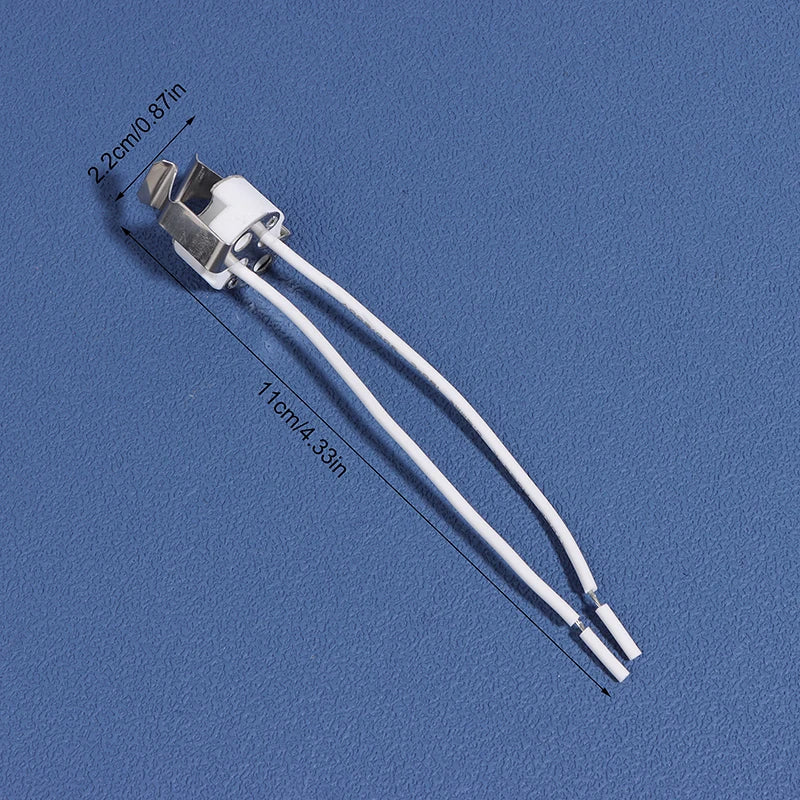 3PCS MR16 GU5.3 G5.3 Lamp Holder Bulb Base with Wire Ceramic Halogen Socket Pottery Connector 250V Led Light New Oasis Select
