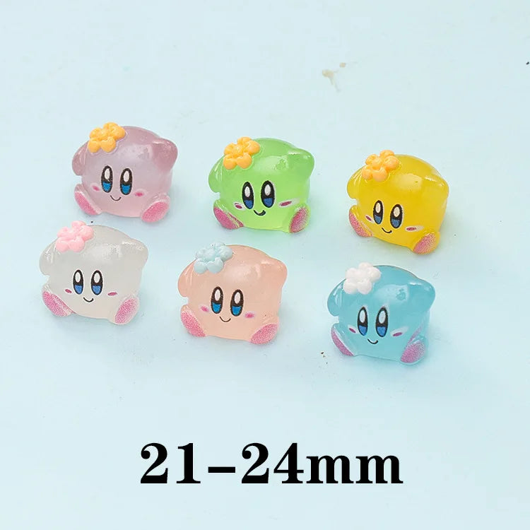 Glow-in-the-dark Kung Fu Chicken Simulation Resin Yellow Cartoon
