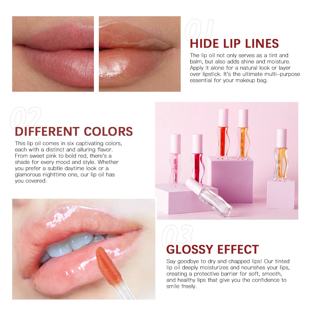 Fruit Honey Essence Lip Oil Sexy Plump Lip Jelly Strawberry Tinted Lip Liquid Waterproof Moisturize Oil Lipgloss Makeup Makeup Oasis Select
