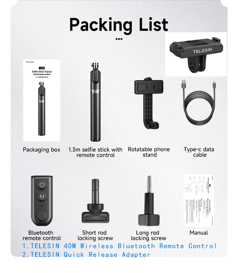 TELESIN Quick Release Magnetic Adapter for DJI Osmo Nano