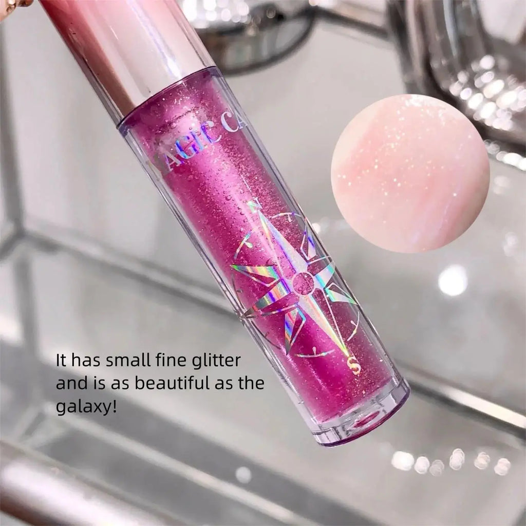 MAGIC CASA Mirror Shine Glitter Lip Gloss – Hydrating & Long Wear