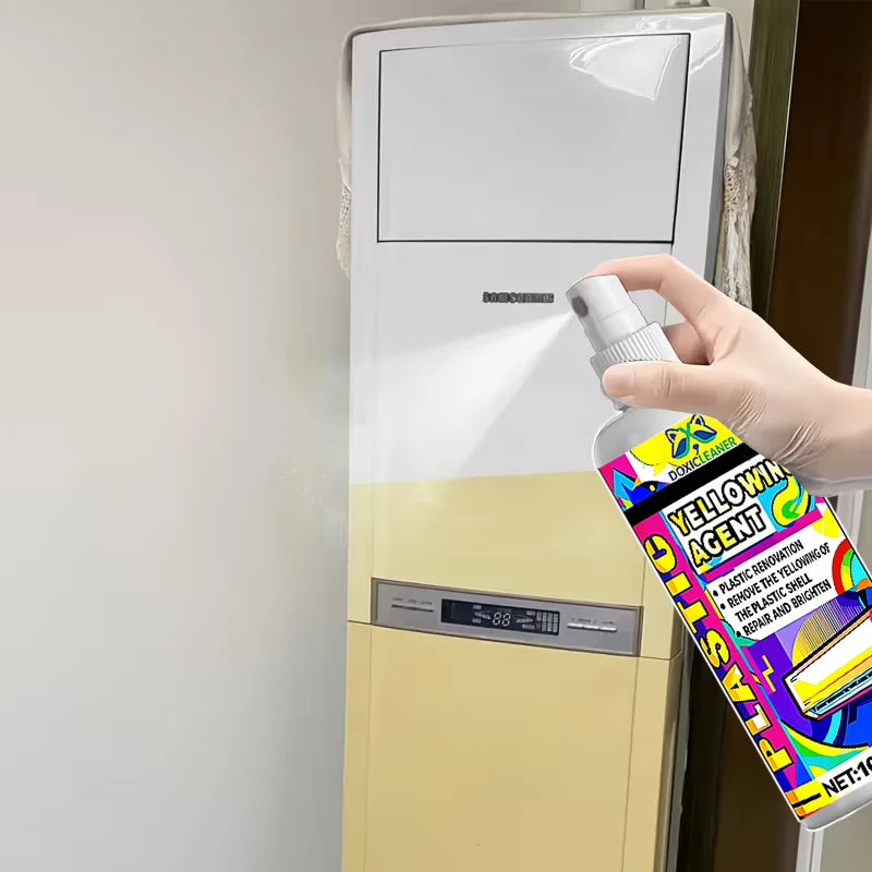 Plastic Restoration Spray - Quickly Remove Yellowing, Repair Air Conditioning Unit, Car cleaning products Oasis Select