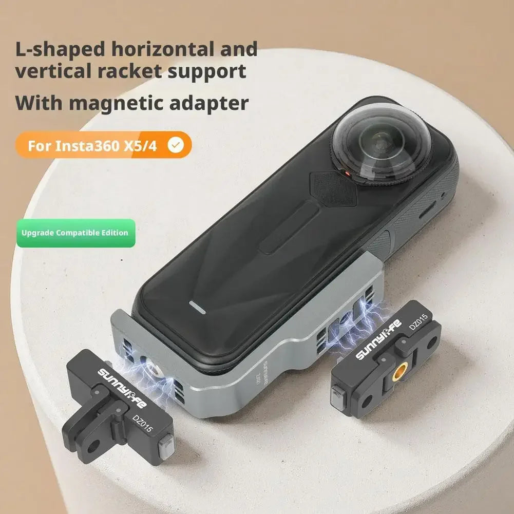 Sunnylife Magnetic L-Bracket Mount for Insta360 X5 & X4