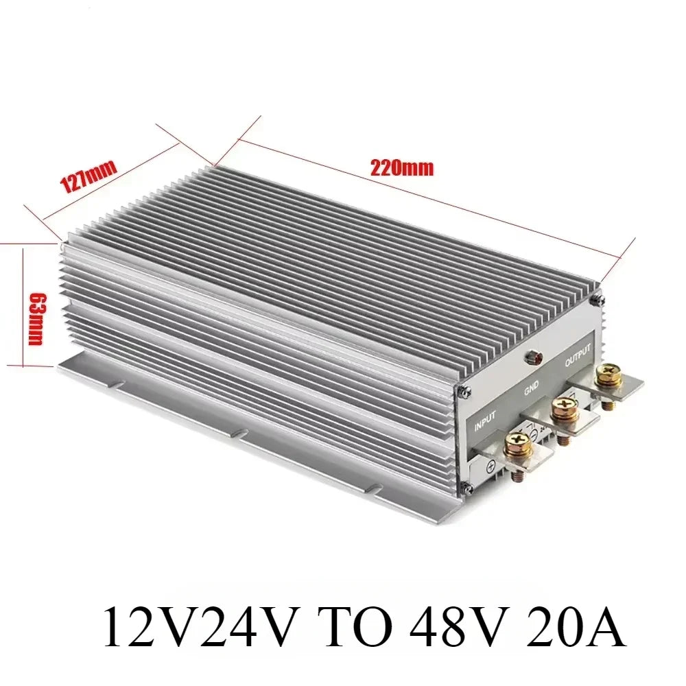 12 Volt to 48 Volt Voltage Regulator 20A-40A 12V24V to 48V Step Up Power DC-DC Boost Converter for Electric cars Oasis Select 12V24V TO 48V 20A