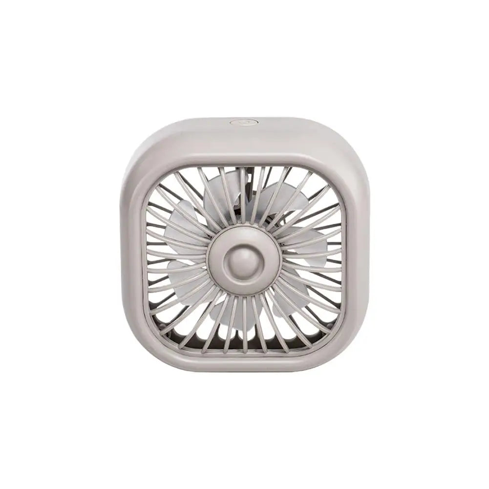 Mini USB Car Vent Fan – 3-Speed Quiet Cooler with LED Light