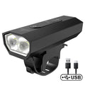 PHMAX Bike Front Lights USB LED Rechargeable Waterproof 6 Modes Mountain Bike Headlight Safety Warning Light Cycling Accessories Oasis Select Light 01