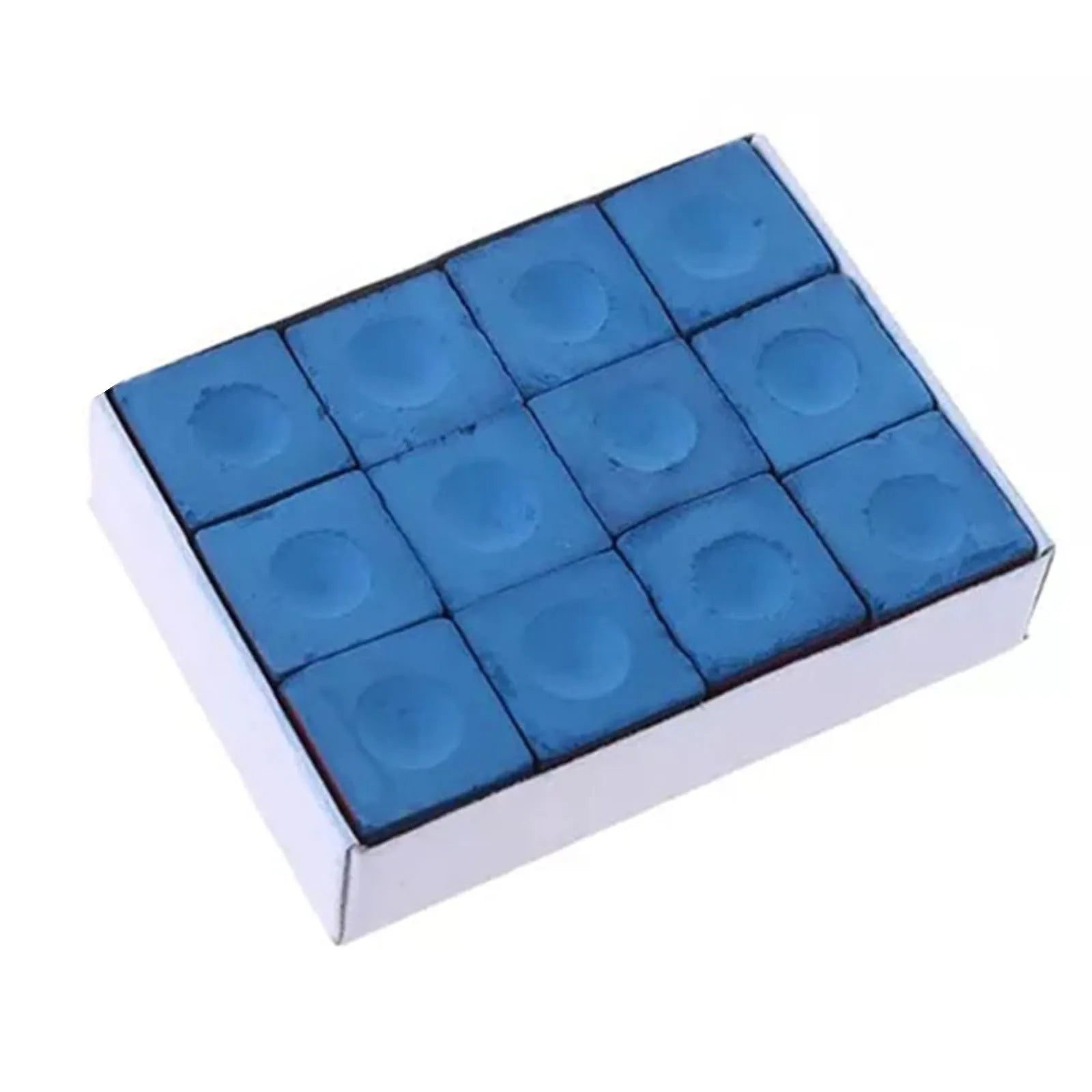 12pcs Pool Cue Chalk Cubes For Pool Billiards Snooker Cue 23*23*22.6mm For Table Billiards Club Replacement Accessories Oasis Select