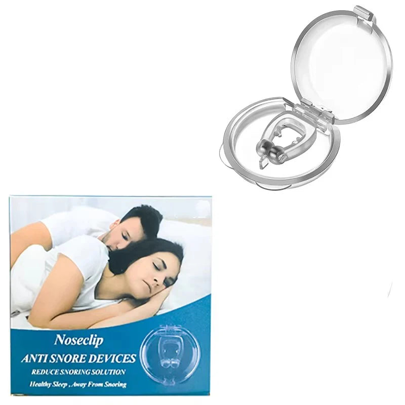 Silicone Magnetic Nose Clip – Anti-Snoring Sleep Aid with Case Anti-Snoring Nose Clip Oasis Select Nose Clip 1 Box