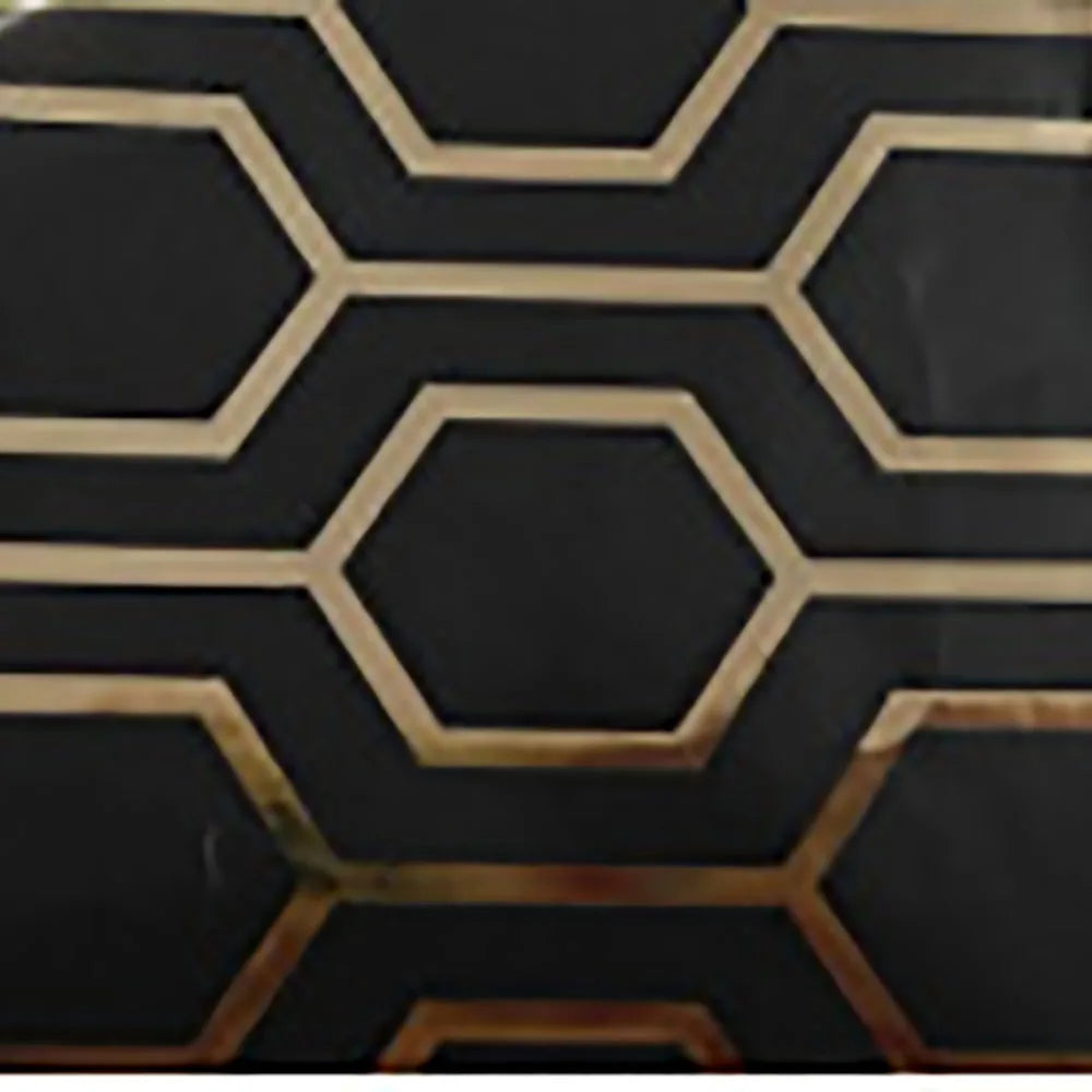 43x300cm Black Gold Wrapping Paper Polka Bouquet Packaging Christmas
